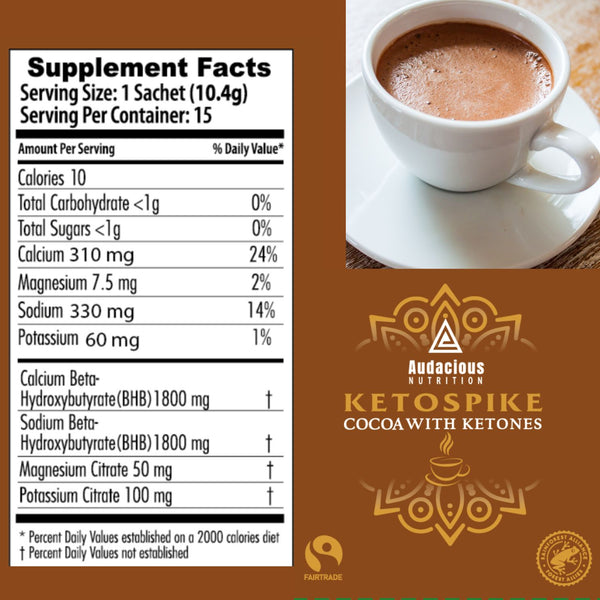 KETOSPIKE Cocoa with BHB ketones